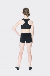 cotton hot short black